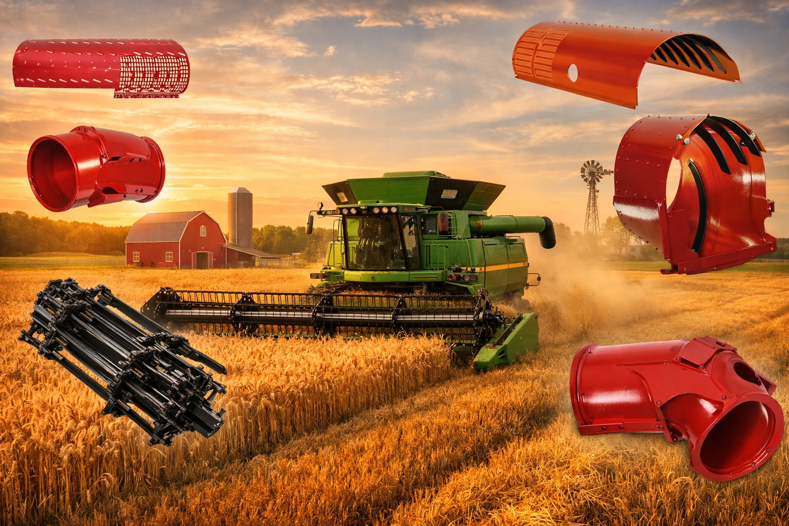 Premium Aftermarket Combine Harvester Parts in Australia