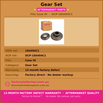 Gear Set Fits Case IH | Aftermarket 184494C1.