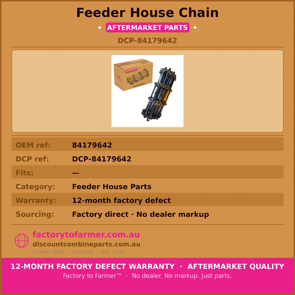 Complete Feeder House Chain | Case IH Header | 84179642 Discount Combine Parts