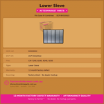 Bottom Sieve Fits CIH | Aftermarket 84320022