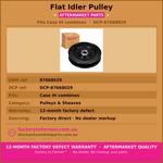Idler Pulley Fits CIH | Aftermarket 87668029.