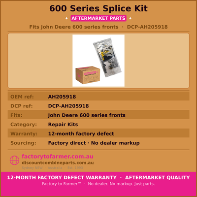 John Deere 600 SERIES Front Splice Kit-AH205918 hover