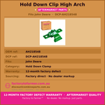 John Deere Front Guide Hold Down Clamp-AH218548