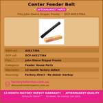 Center Feeder Belt Fits John Deere Draper Fronts| Aftermarket AXE17364