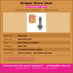 John Deere Front Side Draper Drive Shaft-CE21718
