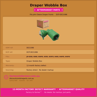 John Deere Front Wobble Box-DE21086 hover