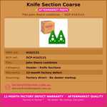 John Deere 600 Series Front Knife Section- H163131