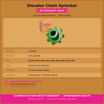 Elevator Chain Sprocket Fits JD | Aftermarket H164796.
