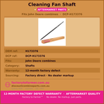 Cleaning Fan Shaft Fits JD | Aftermarket H173376.