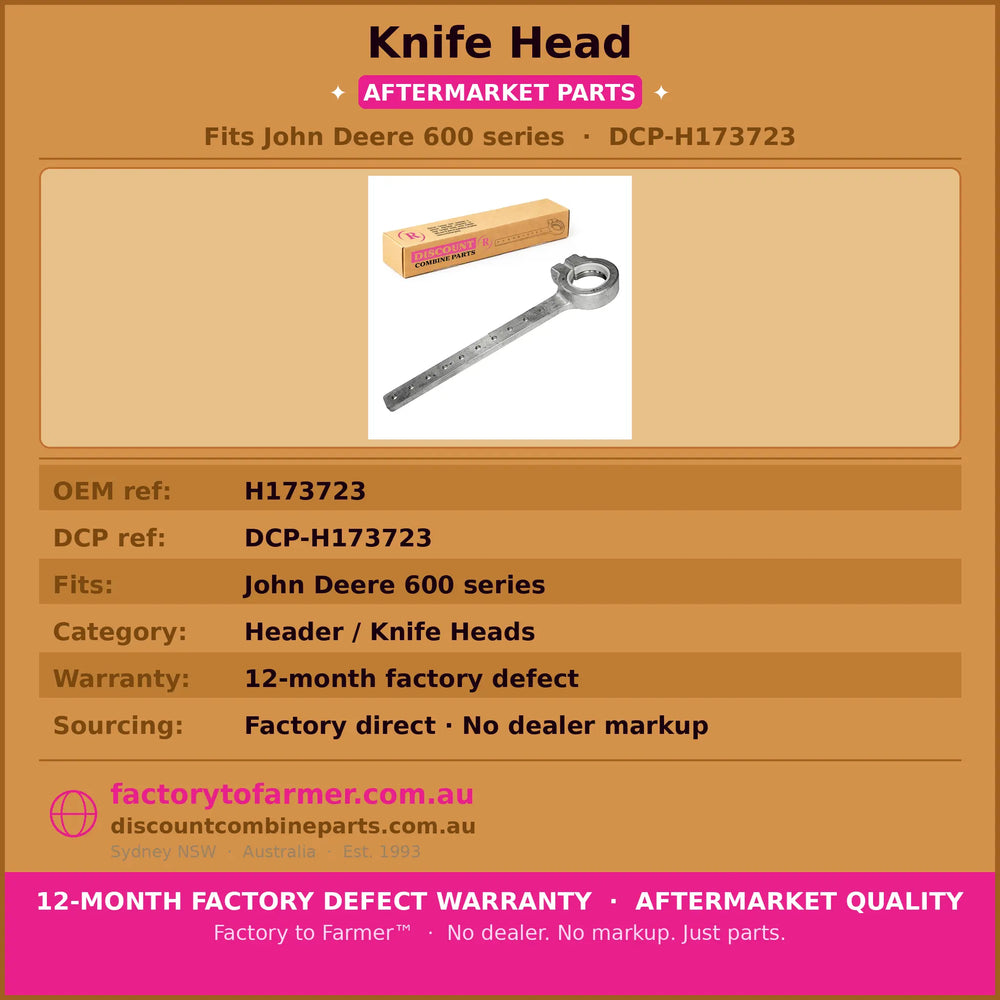 John Deere Front Knife Head-AH173723 DUTP