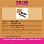 Macdon Front Knife Guard Forged-MD118344